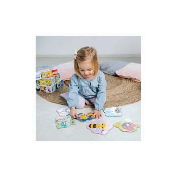 Trefl Puzzle Baby Classic. Zwierzęta egzotyczne Moje Pierwsze Puzzle 44005