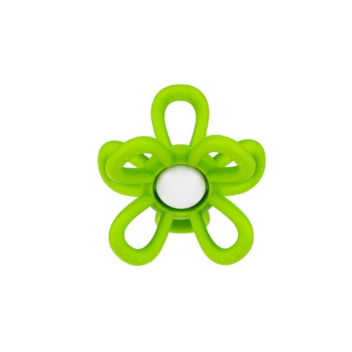 Gryzak grzechotka kwiatek zielony GiliGums 45575