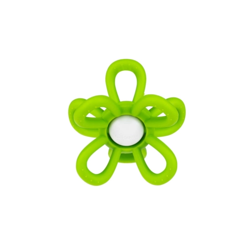 Gryzak grzechotka kwiatek zielony GiliGums 45575