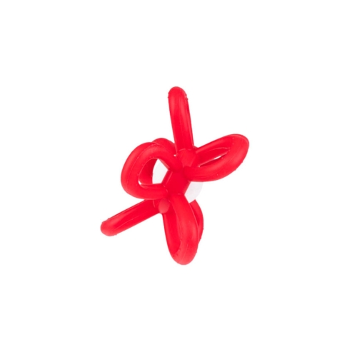 Gryzak grzechotka kwiatek czerwony GiliGums 45582