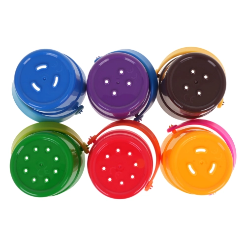 Zestaw 6 Kubeczków z Dziurkami dla dzieci 12m+