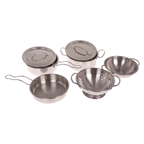 Zestaw Metalowych Garnków dla dzieci