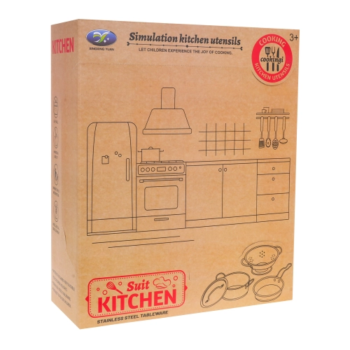 Zestaw Metalowych Garnków dla dzieci