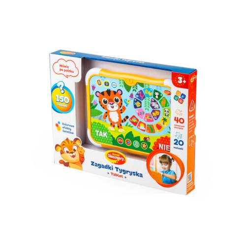 Edukacyjny Tablet Zagadki Tygryska Dumel 50164