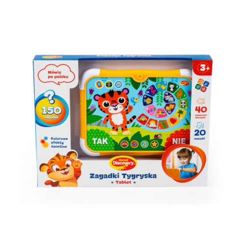 Edukacyjny Tablet Zagadki Tygryska Dumel 50164