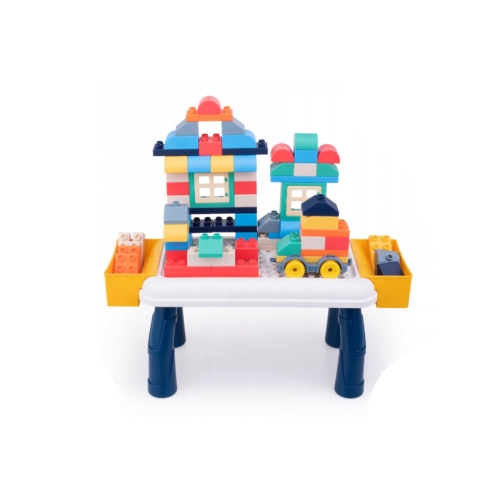Zestaw miękkich klocków 80el. + stolik Dumi Blocks 50402