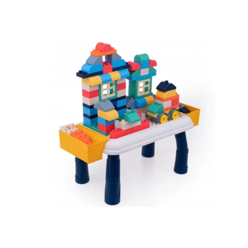 Zestaw miękkich klocków 80el. + stolik Dumi Blocks 50402