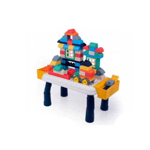 Zestaw miękkich klocków 80el. + stolik Dumi Blocks 50402