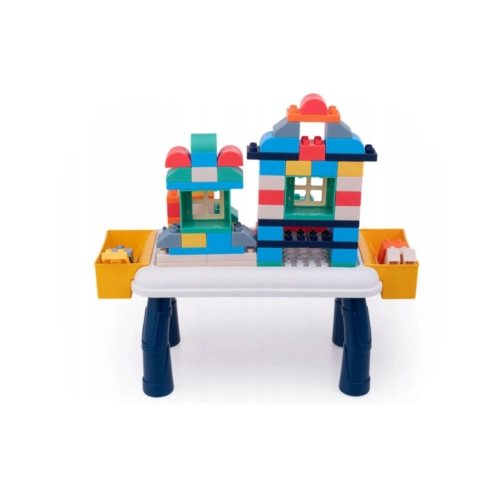 Zestaw miękkich klocków 80el. + stolik Dumi Blocks 50402