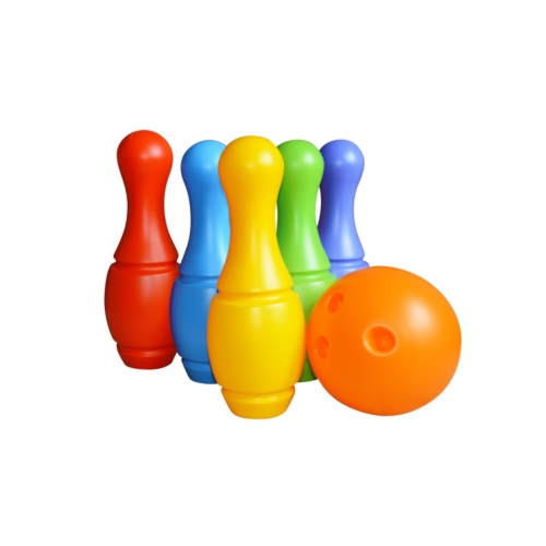 Plastikowe Kręgle GIGANT Dla Dzieci 6szt. 32cm 5043