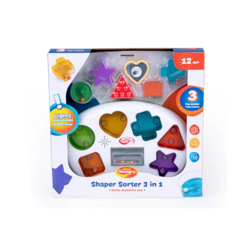 Interaktywny sorter kształtów 3w1 DD50440