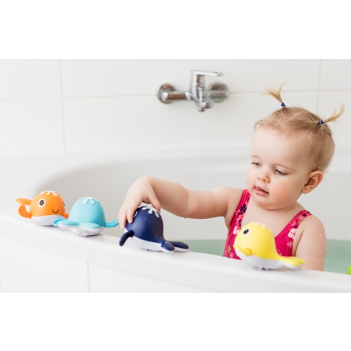 Dumel zabawka do kąpieli Uciekające Wielorybki 50488