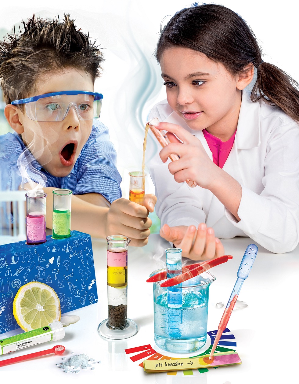 clementoni doświadczenia chemiczne