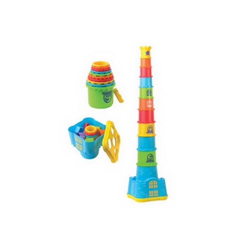 Kubeczkowy zamek wieża 73cm Dumel DD42500