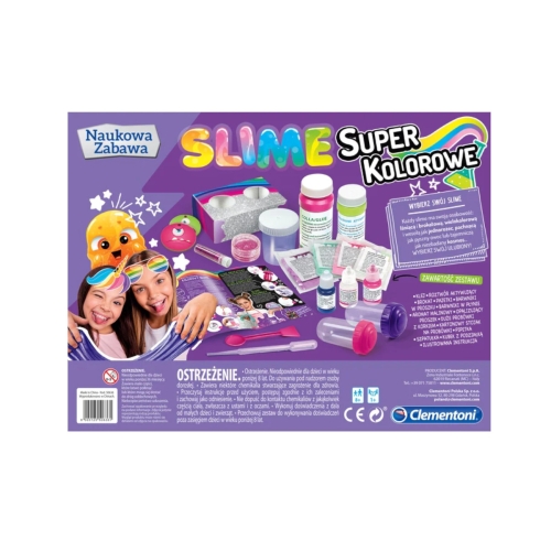 Naukowa Zabawa Super kolorowe SLIME Clementoni 50636