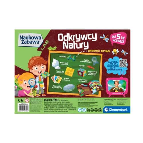 Naukowa Zabawa Odkrywcy natury Clementoni 50714