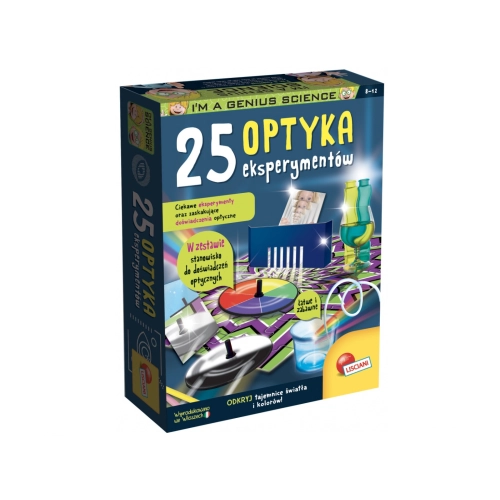Mały Geniusz Optyka 25 eksperymentów LISCIANI 50826