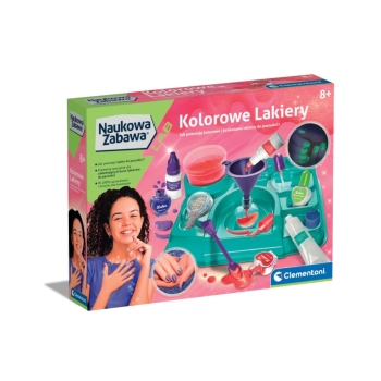 Naukowa Zabawa Laboratorium Kolorowe Lakiery Clementoni 50890