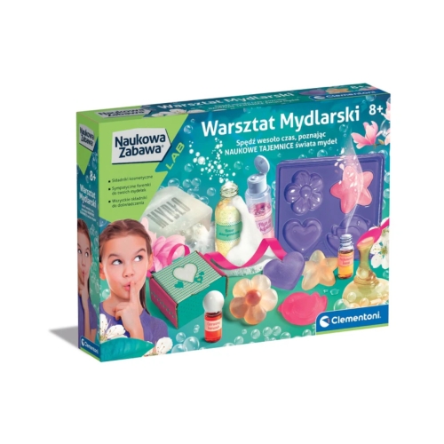 Naukowa Zabawa Warsztat Mydlarski Clementoni 50888 Naukowa Zabawa Warsztat Mydlarski Clementoni 50888