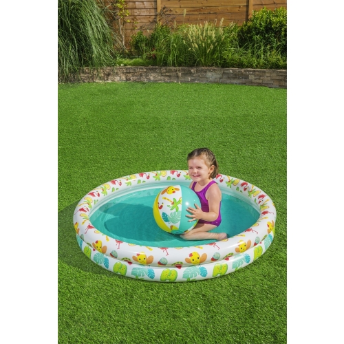 Basen Brodzik Kółko Piłka Zestaw 3 w 1 1.22/20cm BESTWAY 51124