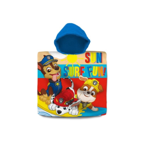 Ręcznik Poncho z kapturem Psi Patrol