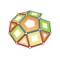 GEOMAG 68el. Glitter Panels G533
