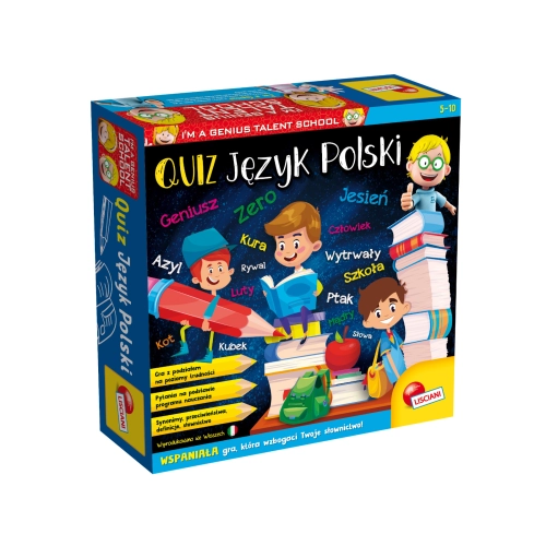 Mały Geniusz QUIZ Język Polski LISCIANI 54350