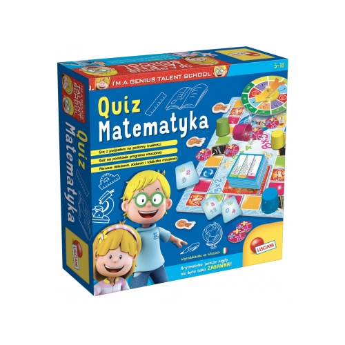 Mały Geniusz QUIZ Matematyka LISCIANI 54381