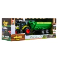 Interaktywny traktor z przyczepą podajnik ślimakowy efekty świetlne i dźwiękowe 550-3E