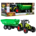 Interaktywny traktor z przyczepą podajnik ślimakowy efekty świetlne i dźwiękowe 550-3E
