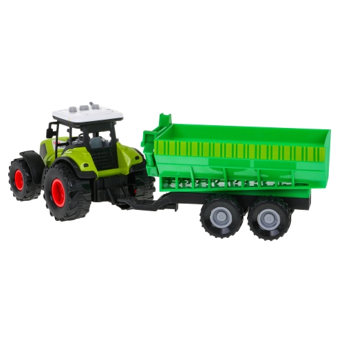 traktor z przyczepą