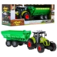 Interaktywny traktor z przyczepą podajnik ślimakowy efekty świetlne i dźwiękowe 550-3E