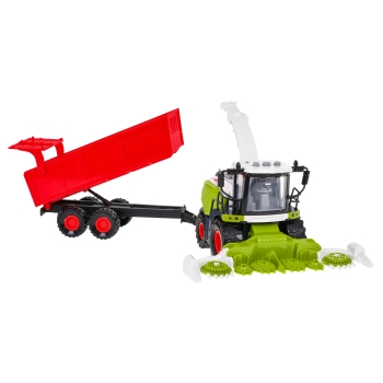 Traktor z przyczepką