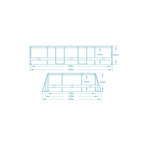 Wymiary basenu 5614A