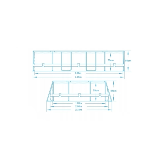 Wymiary basenu 5614A
