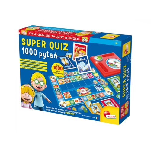 Mały Geniusz Super QUIZ 1000 Pytań LISCIANI 56477
