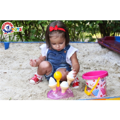 Zestaw Do Piasku Wiaderko Lody 5743