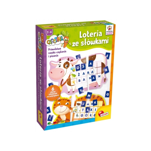 Carotina Gra Edukacyjna Loteria ze słówkami LISCIANI 5783
