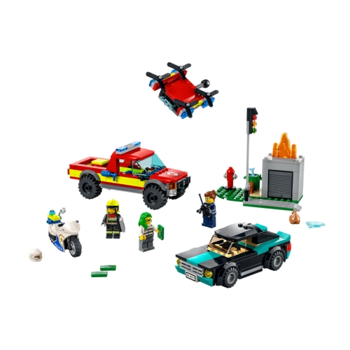 LEGO CITY Akcja strażacka i policyjny pościg 60319
