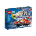 Lego CITY Łódź strażacka 60373