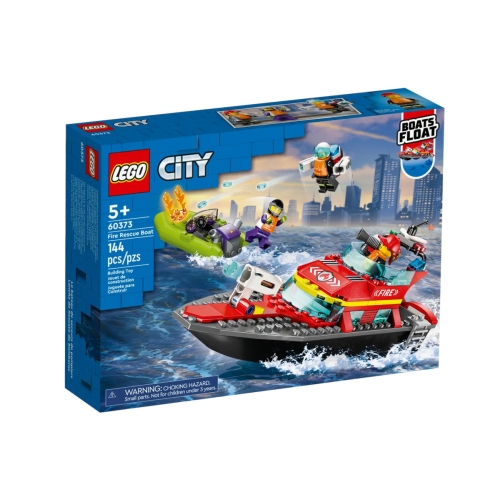 Lego CITY Łódź strażacka 60373