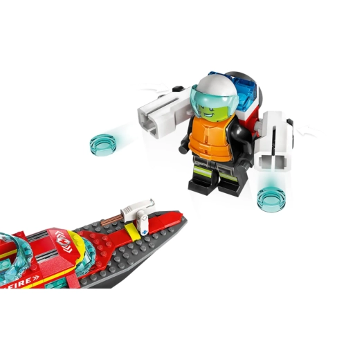 Lego CITY Łódź strażacka 60373