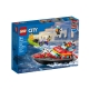 Lego CITY Łódź strażacka 60373