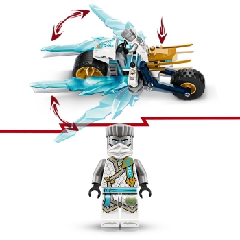 Lego NINJAGO Lodowy motocykl Zane'a 71816