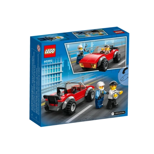 Lego CITY Motocykl policyjny pościg za samochodem 60392