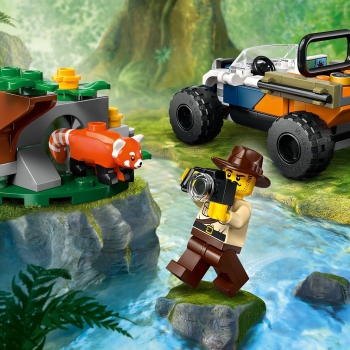 Lego City Quad badacza dżungli z pandą czerwoną 60424