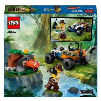 Lego City Quad badacza dżungli z pandą czerwoną 60424