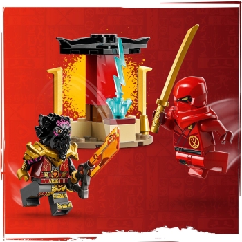 Lego NINJAGO Bitwa samochodowo-motocyklowa między Kaiem a Rasem 71789