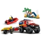 Lego City Terenowy wóz strażacki z łodzią 60412