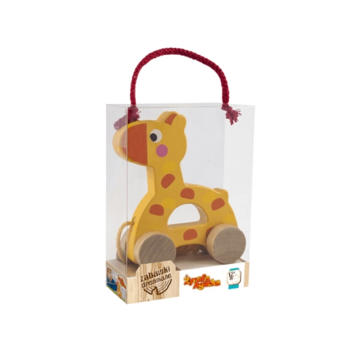 Drewniane Zwierzątko Do Ciągnięcia.